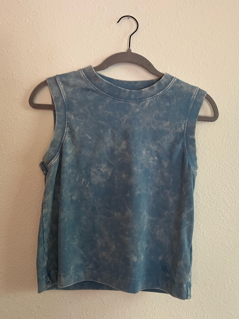 Calvin Klein Blue Washed Muscle Tee